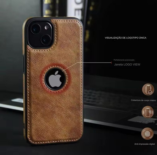 Small Size Funda For iPhone 16, 16 Plus, 16 Pro, 16 Pro Max Cuero De Lujo