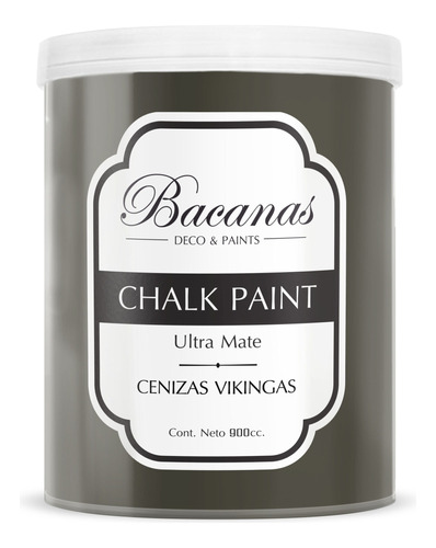 Chalk Paint  Cenizas Vikingas 900cc - Bacanas