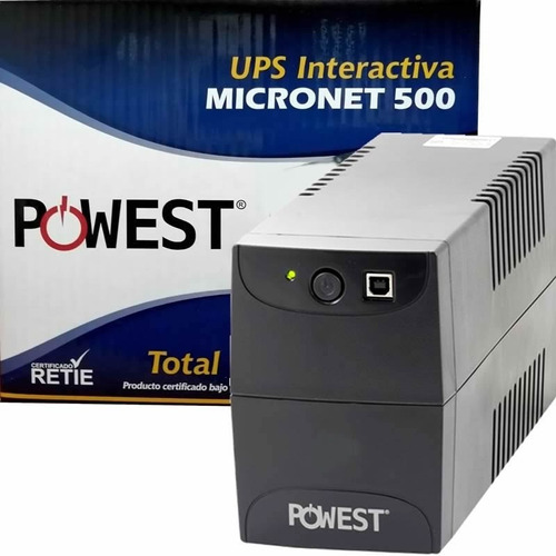 Imagen 1 de 1 de Ups 500 Va Interactiva Powest Micronet 500