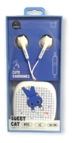 Audífonos Auriculares Gato Kawaii Sweet Cat