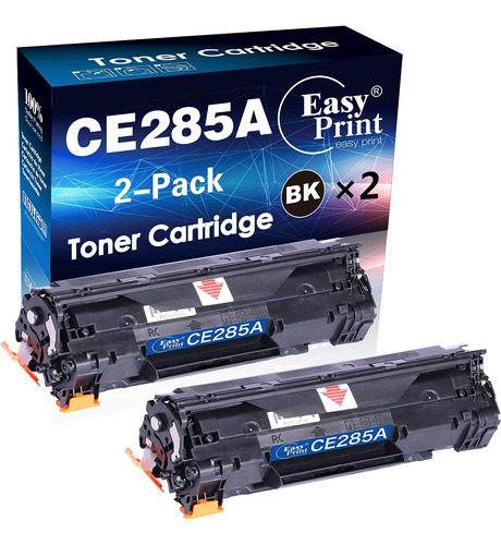 2 Unidades  2 Negros Cartucho De Tóner Compatible 85a ...