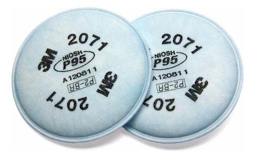 Par De Filtros 3m 2071 P95 Particulas/ Polvo 95% Filtrado