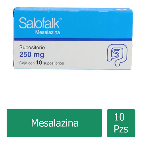 Salofalk Supositorios 250 Mg Caja Con 10 Supositorios