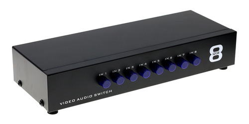 Optimal Tienda 8-way Composite Video Audio Selector De Conmu