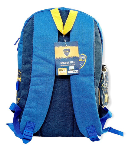Mochila Boca Juniors Licencia Oficial 17 PuLG Orig 43x29x13