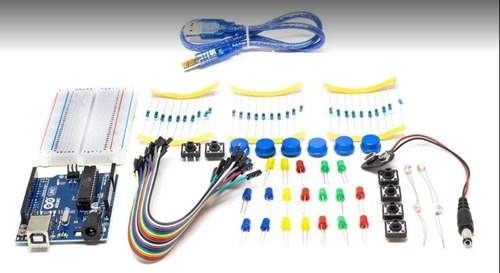 Arduino Uno - Kit De Iniciación - Kit De Inicio Arduino