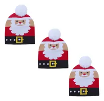 Comprar 3 Pz Gorros Navideño Con Luz Led Regalo Navideño Oferta.!!