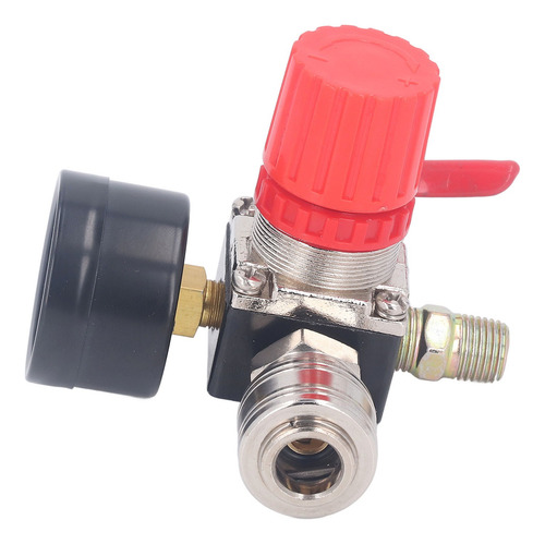 Kit Regulador De Compresor Aire Válvula 4 Vías 1/4 PuLG Npt