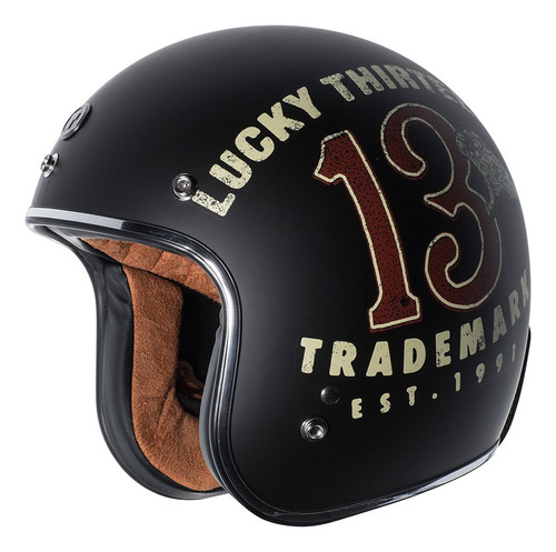 Torc T50 Route 66 - Casco 3/4 Con Diferentes Estampados, Xl,