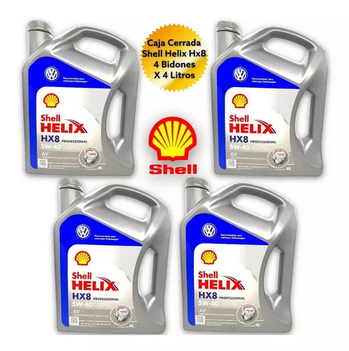 Aceite sintetico 5W40 shell Helix HX8 x 4 litros. » Lubritodo