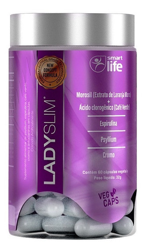 Lady Slim Termogénico Veg 60 cápsulas - Cell Force