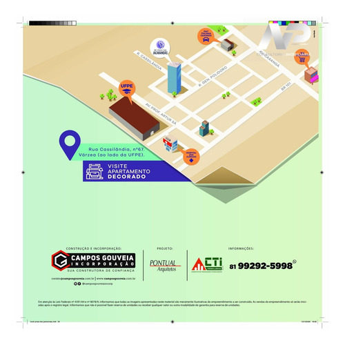 Imagem 11 de 11 de Ótimo Apartamento Na Várzea, Com Uma Localização Privilegiada!! - Cg02