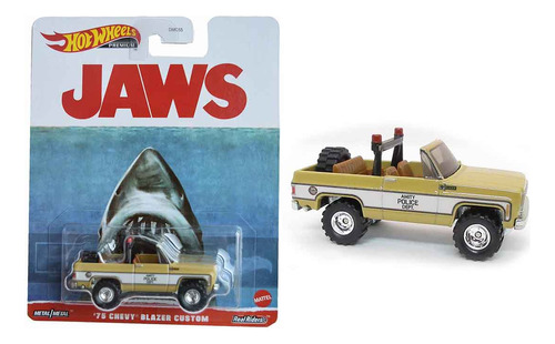 Hotweels Premium Jaws 75 Chevy Blazer Custom Mattel 1:64