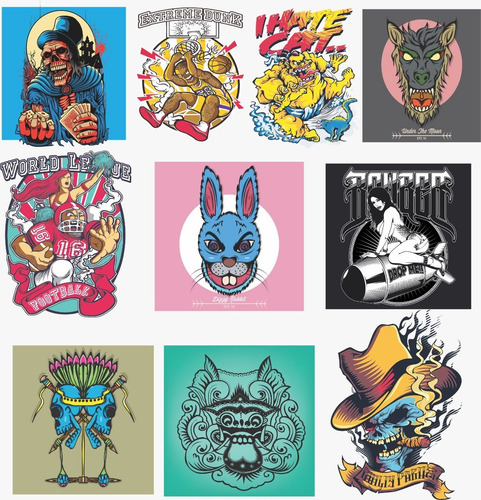 Megapack De 12 Mil Vectores Para Serigrafia Y Sublimación