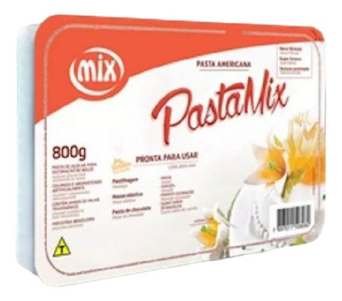 Pasta Americana Blanca 800gr. Pasta Fondant