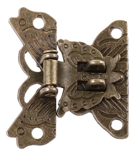 1pc Cerrojo De Cerradura De Mariposa Antigua Para