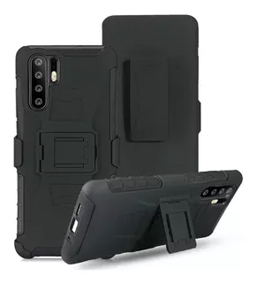 Funda Case Huawei P30 Lite P30 Normal P30 Pro Clip + 2 Micas