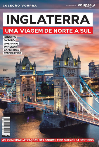 Inglaterra - Uma viagem de norte a sul, de a Europa. Editora Europa Ltda., capa mole em português, 2021