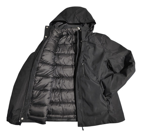 Campera De Mujer Dos En Uno Desmontable Impermeable M Al 8xl