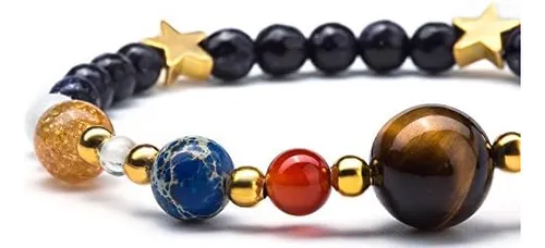 Fesciory Pulsera Del Sistema Solar Para Mujer, Galaxia Del