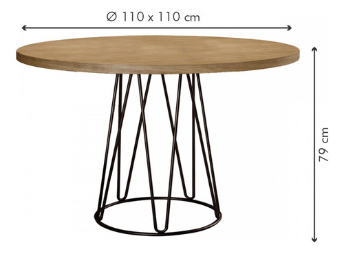 Mesa De Jantar Dubai 4 Lugares Linho Cinza Claro/preto