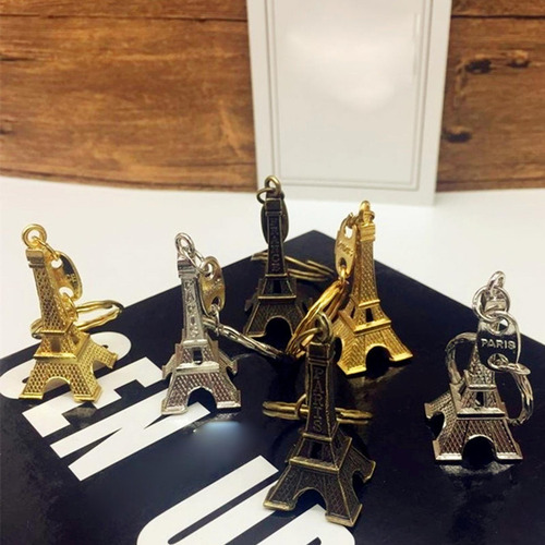 12pçs Mini Chaveiro Modelo Paris, Lembranças Francesas,
