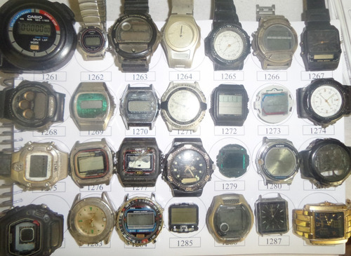 Lote 5 Sucatas Casio E Outros- Máquina Do Tempo
