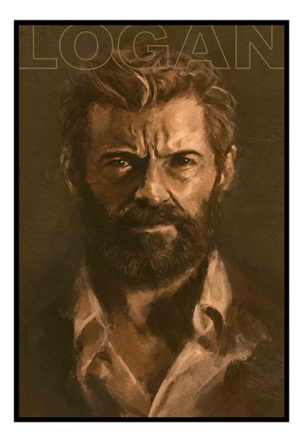 Cuadro Premium Poster 33x48cm Logan Marvel