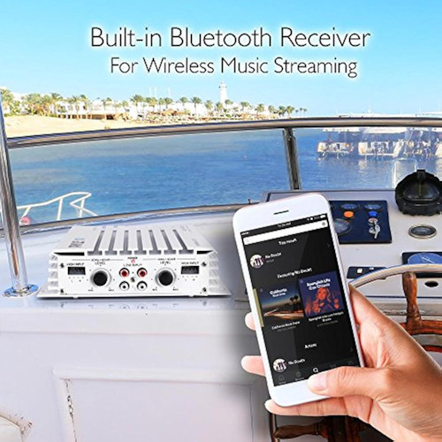 Receptor Amplificador Marino Bluetooth Pyle 2.1 -