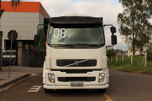 Imagem 2 de 15 de Volvo Vm310 6x2 Branco 2008 Basculante Laranja