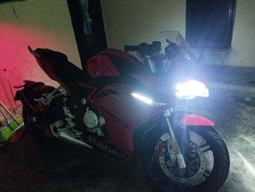 Vortex300r Roja-negro Está Al No Debe Ni Le Duele Nada