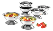 Comprar Set Copas Postre Helado Compotera Helado Acero Inoxidable X9
