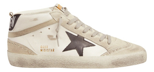 Tennis Golden Goose Mid Star Blancas Con Estrella Negra