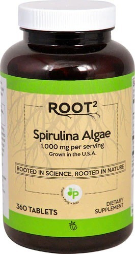 Spirulina 1000 Mg Por Porción - 360 Tabletas Root2