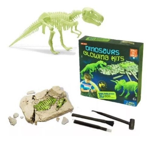 Kit Excavacion Esqueleto Dino Rex Jm-350 Tio Vivo Lloretoys