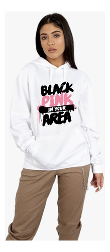 Sudadera Black Pink Blanca +envio Gratis 