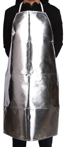 1pc Delantal Aluminio Resistente Al Calor Temperatura