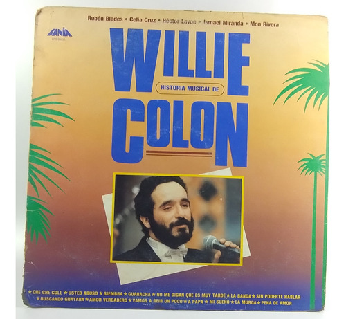 Lp Vinil Willie Colon  Historia Musical Edic Venezuela 1982