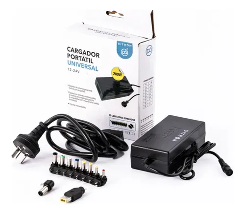 Cargador Ditron Universal Para Notebook Computadora Portatil