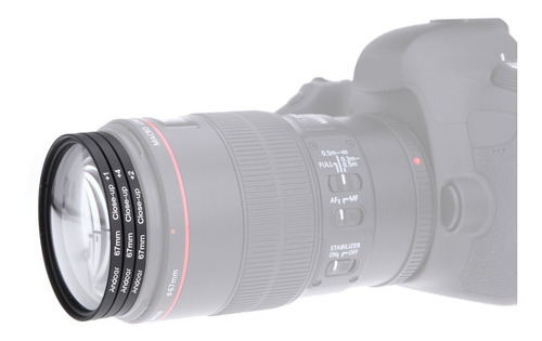 Juego De Filtros De Primer Plano Macro Andoer De 52 Mm +1 +2
