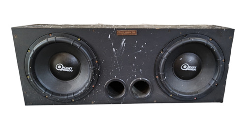 Caja Doble Sub 12  Kaki Sonido 350rms 