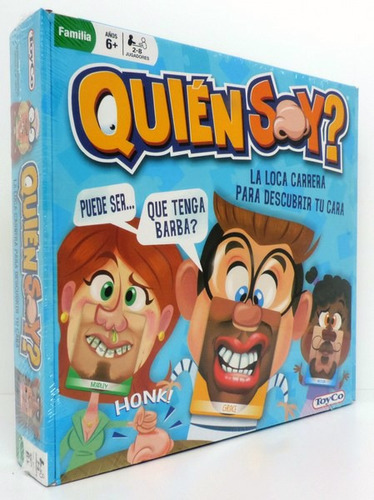 Juego De Mesa Quien Soy ? Descubre Tu Cara Original Toyco