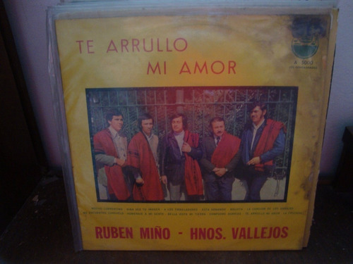 Vinilo Ruben Muño Hermanos Vallejos Te Arrullo Mi Amor F3