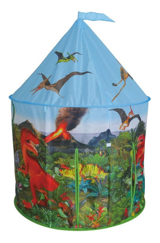 Carpa Casita Castillo Dinosaurios De 102 X 125 Cm Play 10