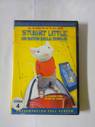 Película Dvd Stuart Little Un Ratón En La Familia 1999
