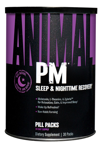 Animal Pak Universal Pm 30 Packs Vitaminas Dormir Mer Env