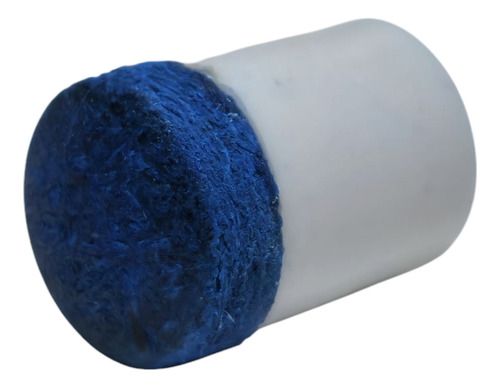 3 Virolas De Pvc Com Sola De Couro P/ Taco De Sinuca Bilhar