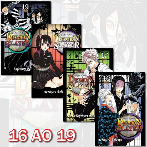 Demon Slayer 16 Ao 19 Mangá Panini! Lacrado Kimetsu No Yaiba