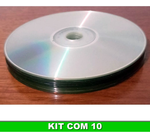 10 Cds Dvds Para Artesanato Decoração De Festas (Usado)