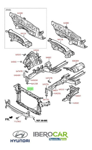 Imagen 3 de 5 de Frontal Original Hyundai Santa Fe 2.2 Crdi 2015-2019